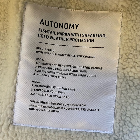 Aritzia Parka XXS (2 piece) - Picture 9 of 9